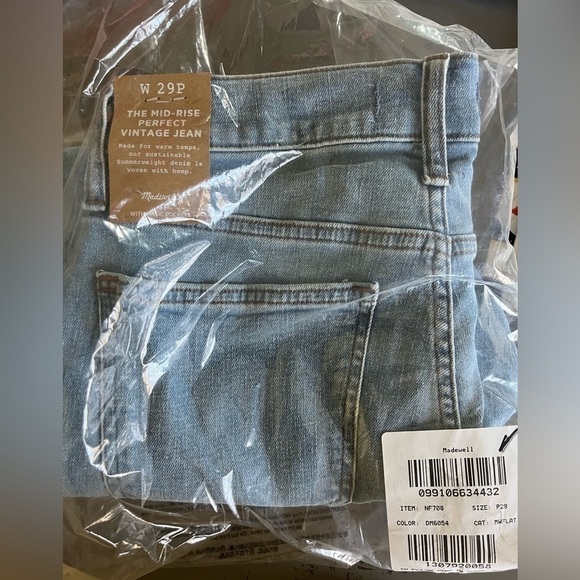 Madewell The Petite Perfect Vintage Jean Alderton Wash NF708 - Picture 7 of 7